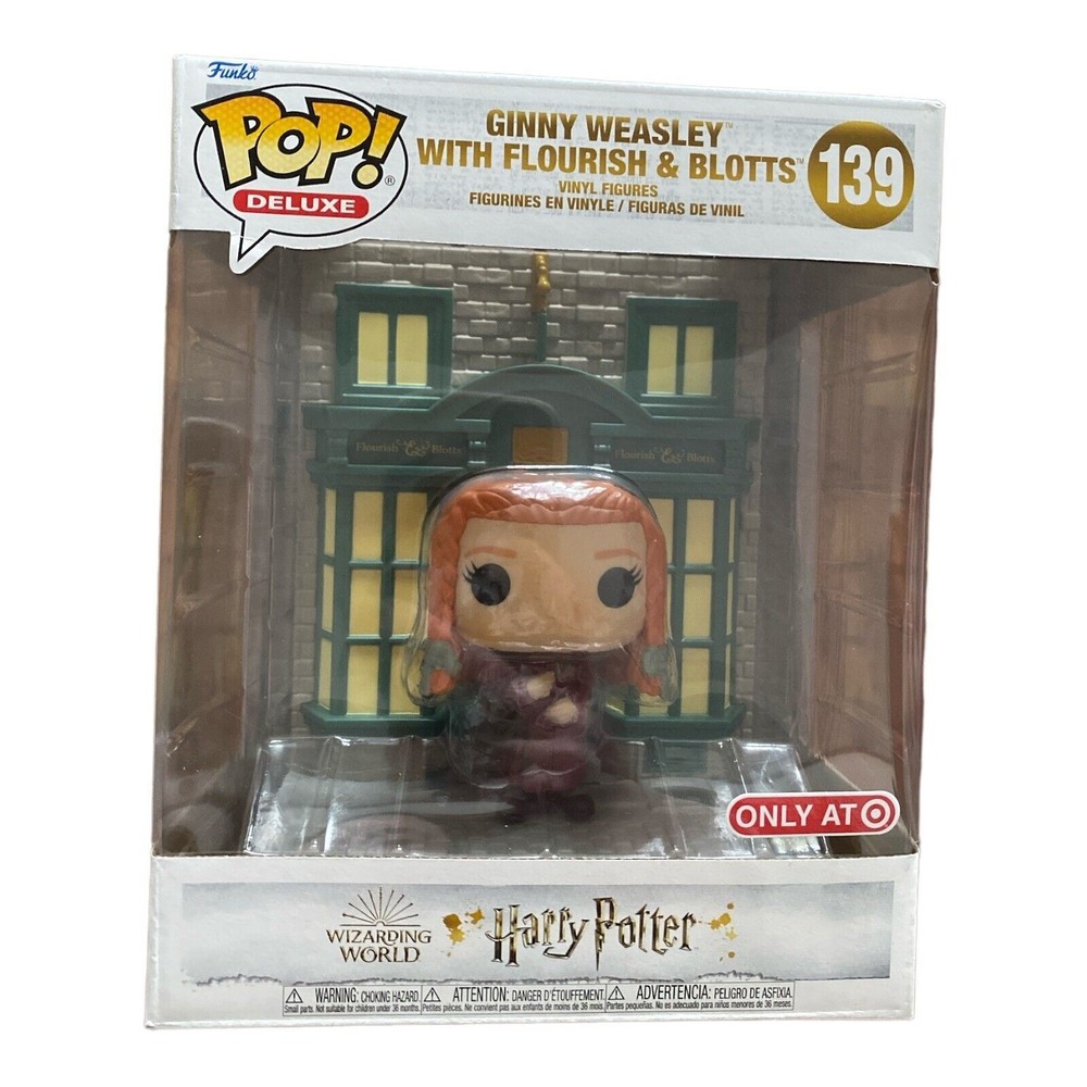 Funko Pop! Deluxe: Harry Potter Ginny Weasley with Flourish & Blotts #139 *New